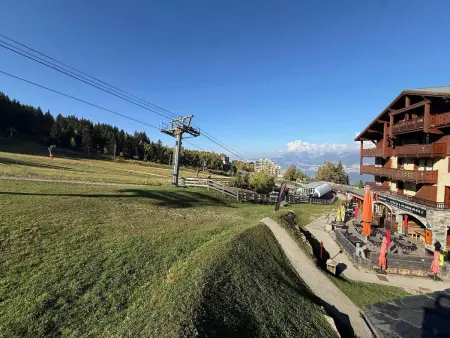Appartement 3 pièces cabine aux Adrets-Prapoutel, vue piste : photo 11