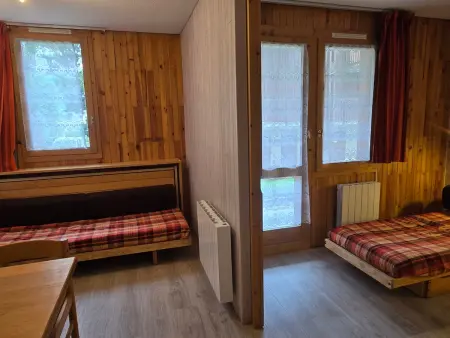 Location appartement à La Plagne Montchavin Les Coches, Studio divisible avec terrasse, proche centre et pistes