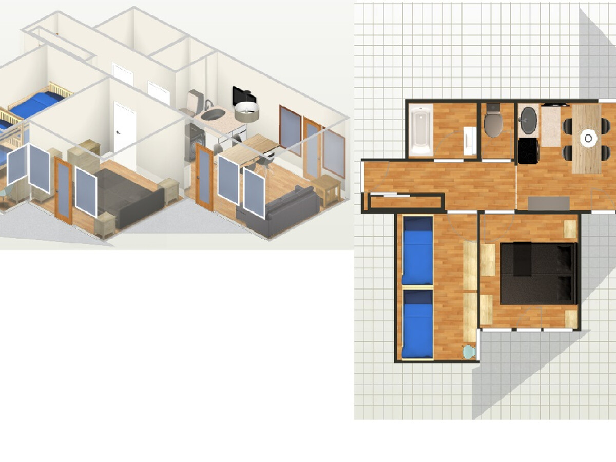 Appartement 46m² vue Bellevarde, 6 personnes, balcon ouest - Photo 11