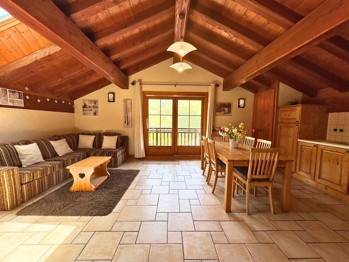 Chalet duplex 65m² Saint-Martin, terrasse sud, 300m pistes - Photo 1