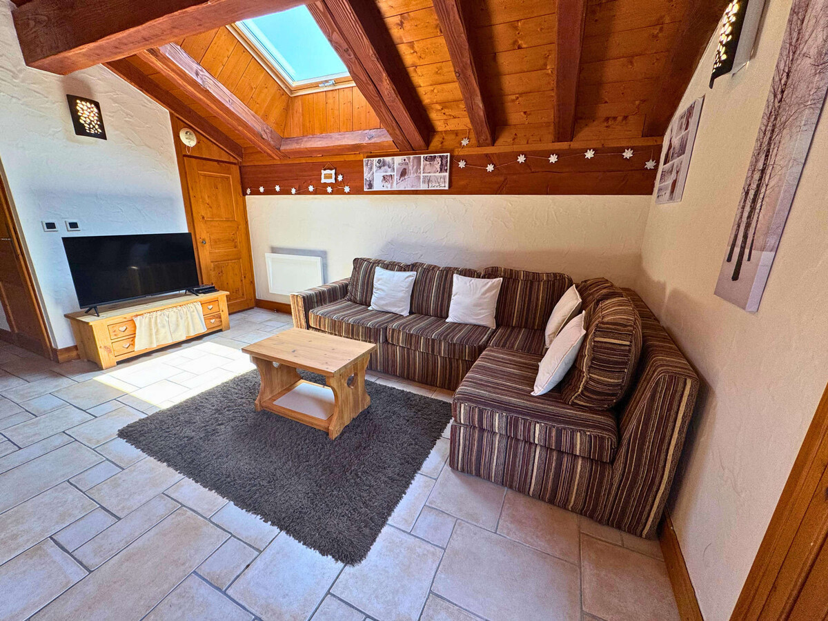 Chalet duplex 65m² Saint-Martin, terrasse sud, 300m pistes - Photo 2