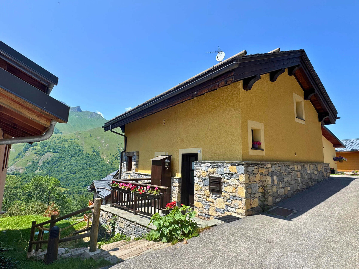 Chalet duplex 65m² Saint-Martin, terrasse sud, 300m pistes - Photo 11
