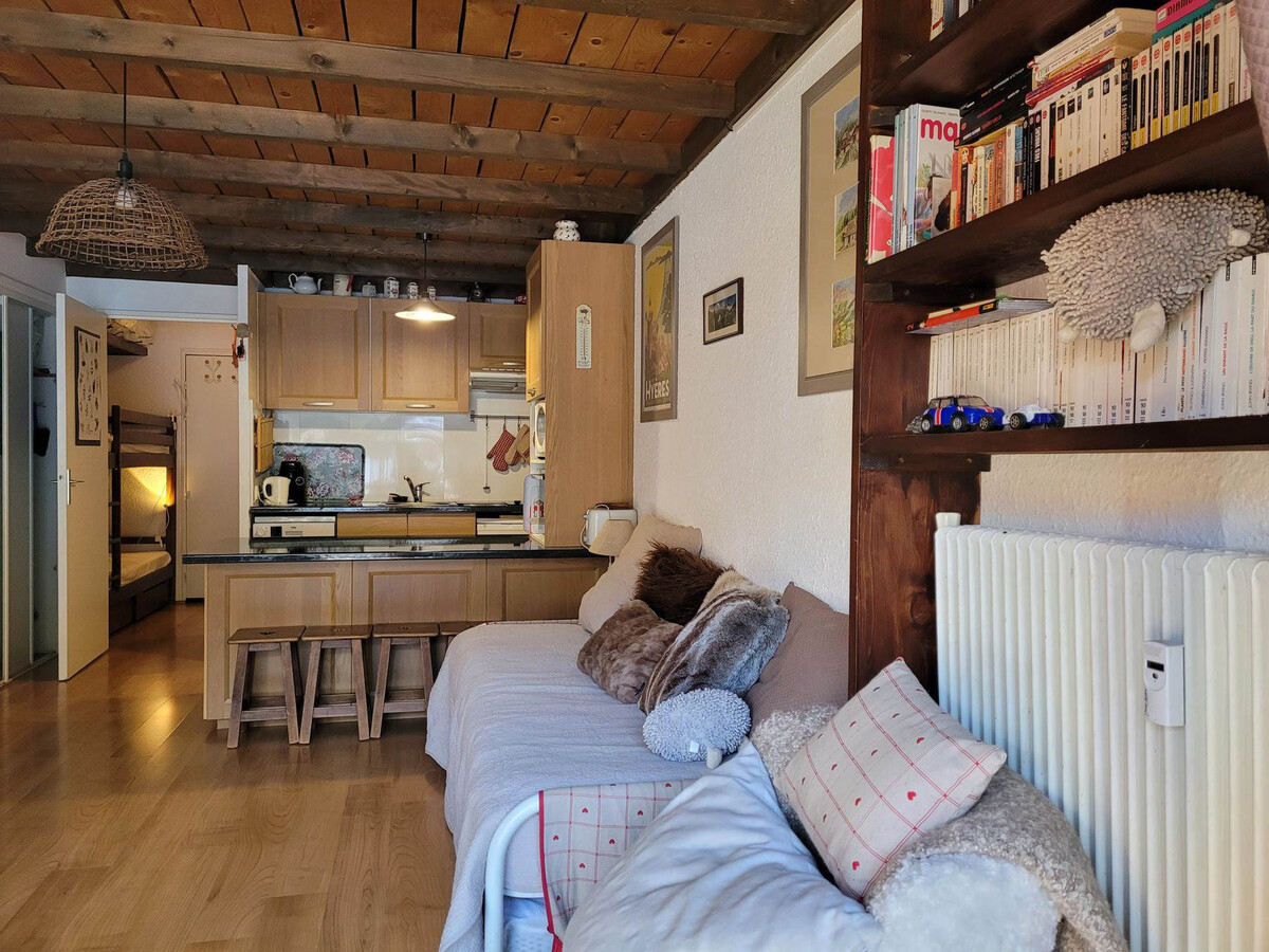 Studio 4 pers. rénové avec terrasse Sud à Pra-Loup - Photo 10