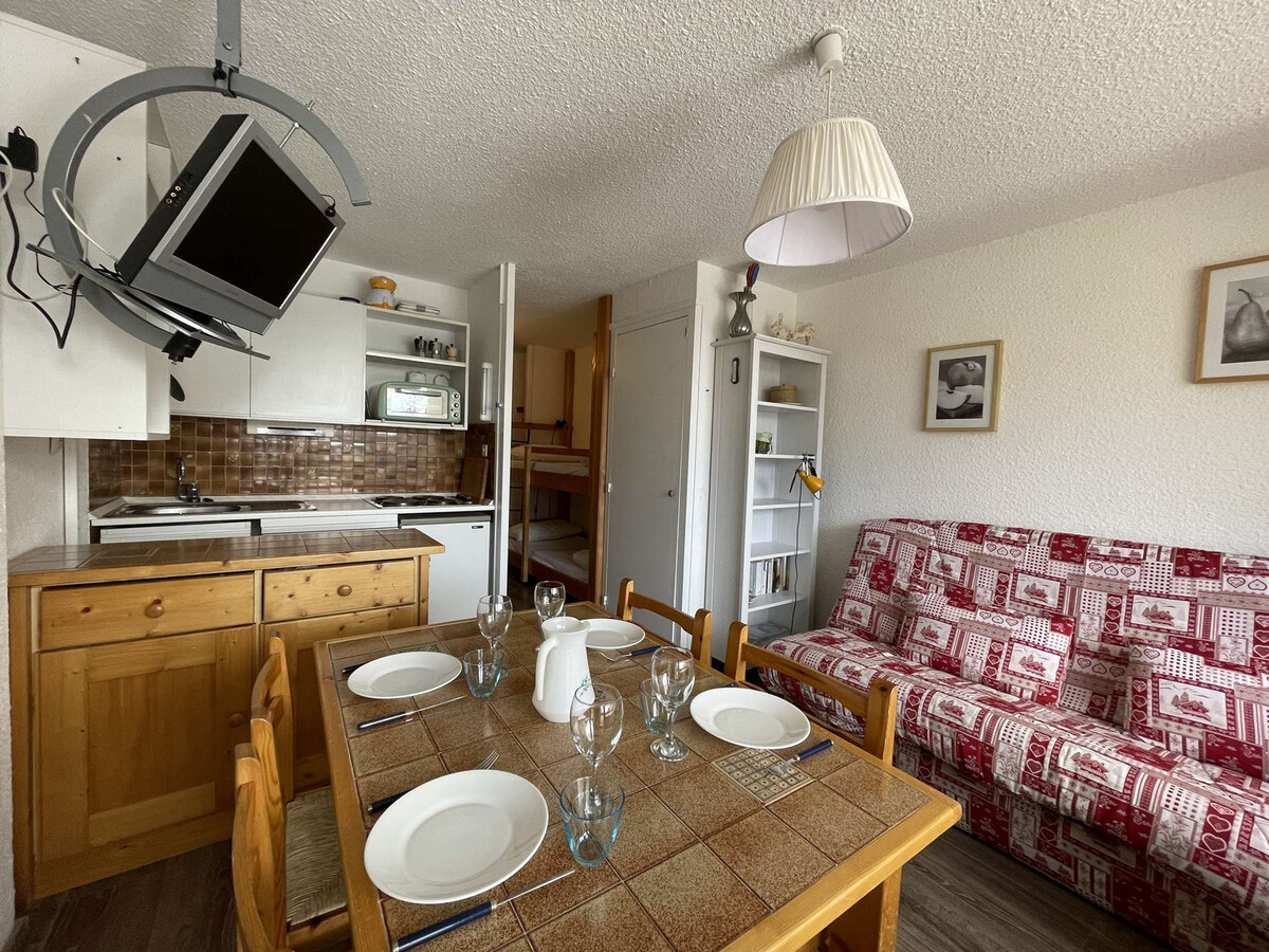 Studio 26 m² Montgenèvre, 4 pers, balcon ouest et parking - Photo 7