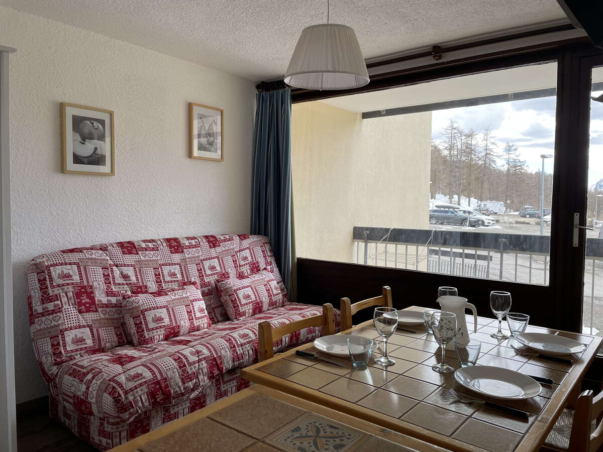 Studio 26 m² Montgenèvre, 4 pers, balcon ouest et parking - Photo 11
