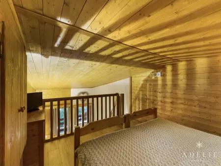 Studio mezzanine 4 pers, balcon, 100 m des pistes : photo 4