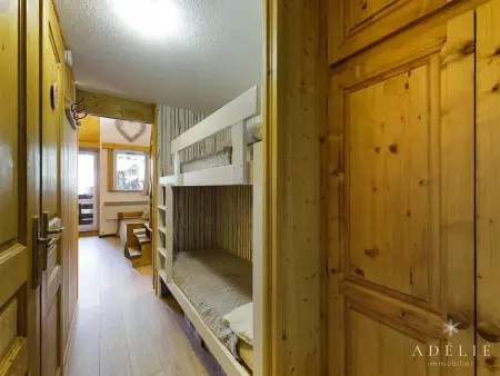 Studio mezzanine 4 pers, balcon, 100 m des pistes : photo 6