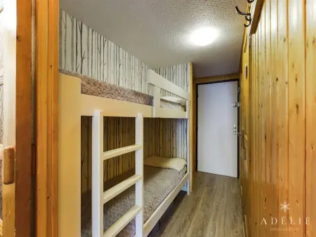 Studio mezzanine 4 pers, balcon, 100 m des pistes : photo 7