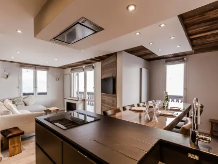 Location appartement à Val d'Isère, Appartement rénové, ski aux pieds, parking inclus