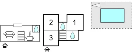 Maison 6 personnes avec piscine privée à Surgères : photo 36