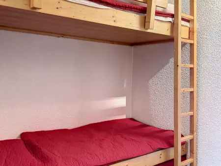 Studio cabine 5 pers. aux Arcs 1800, balcon Sud-Ouest : photo 10