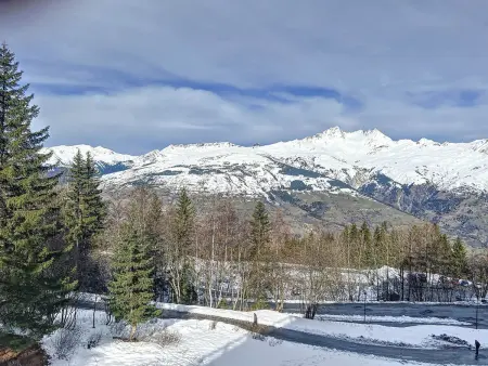 Studio cabine 5 pers. aux Arcs 1800, balcon Sud-Ouest : photo 14