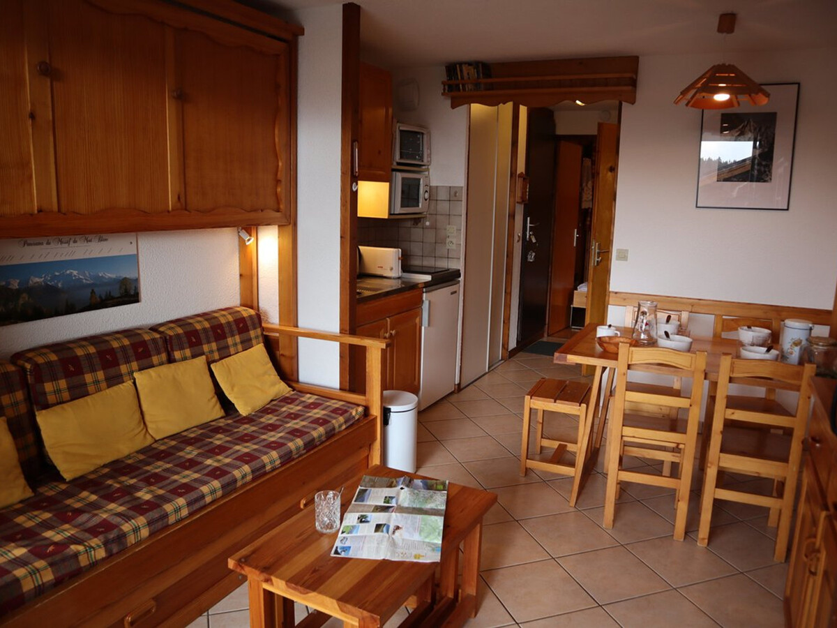 Studio cabine 5 pers aux Saisies, balcon sud - Photo 4