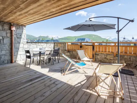 Appartement 4 pers. centre Alpe d'Huez, terrasse sud : photo 7