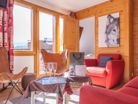 Appartement centre Alpe d'Huez, 2 chambres, vue sur l'Oisans : photo 7