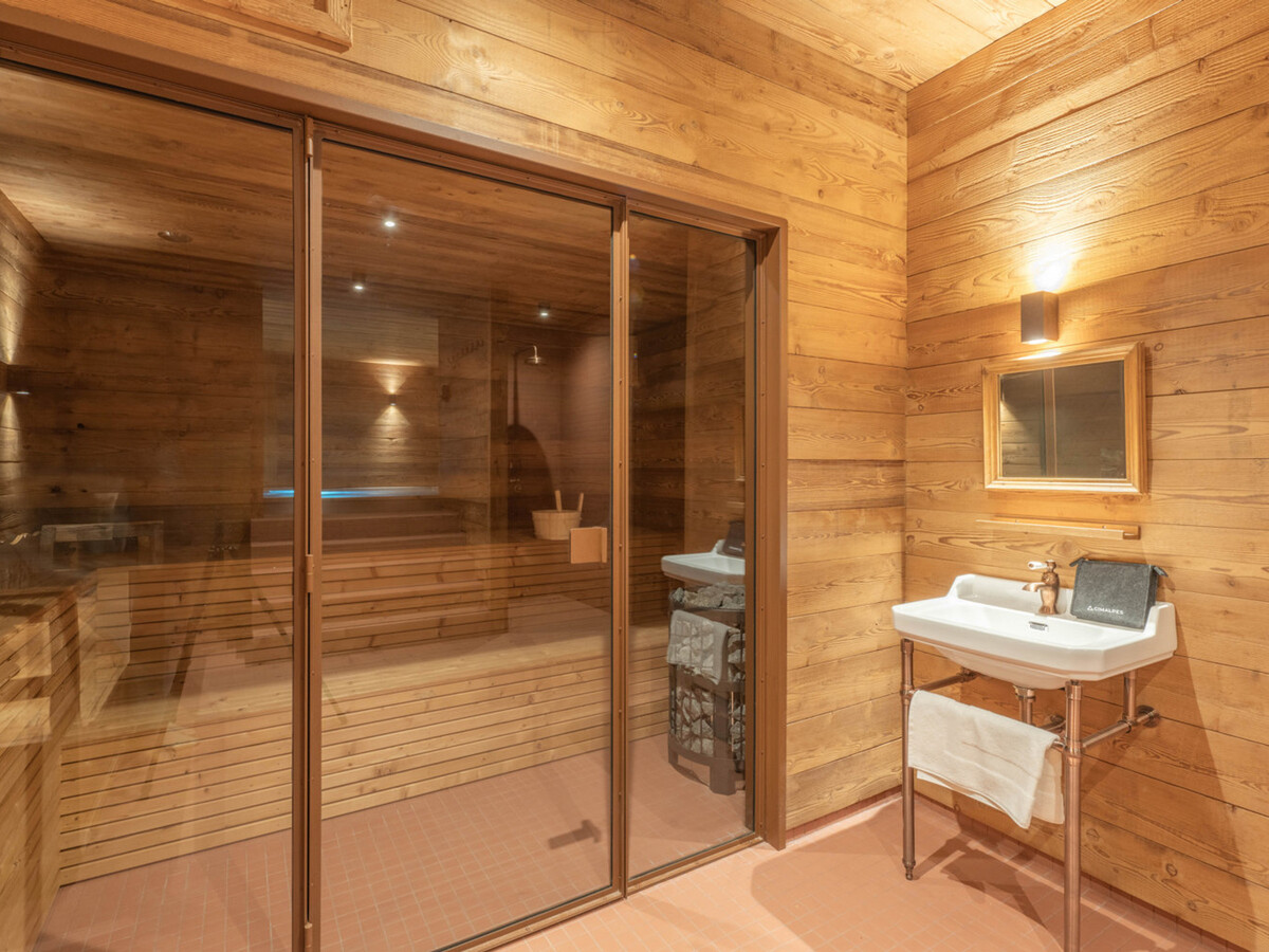 Chalet 14 pers. ski aux pieds avec spa à Huez - Photo 14