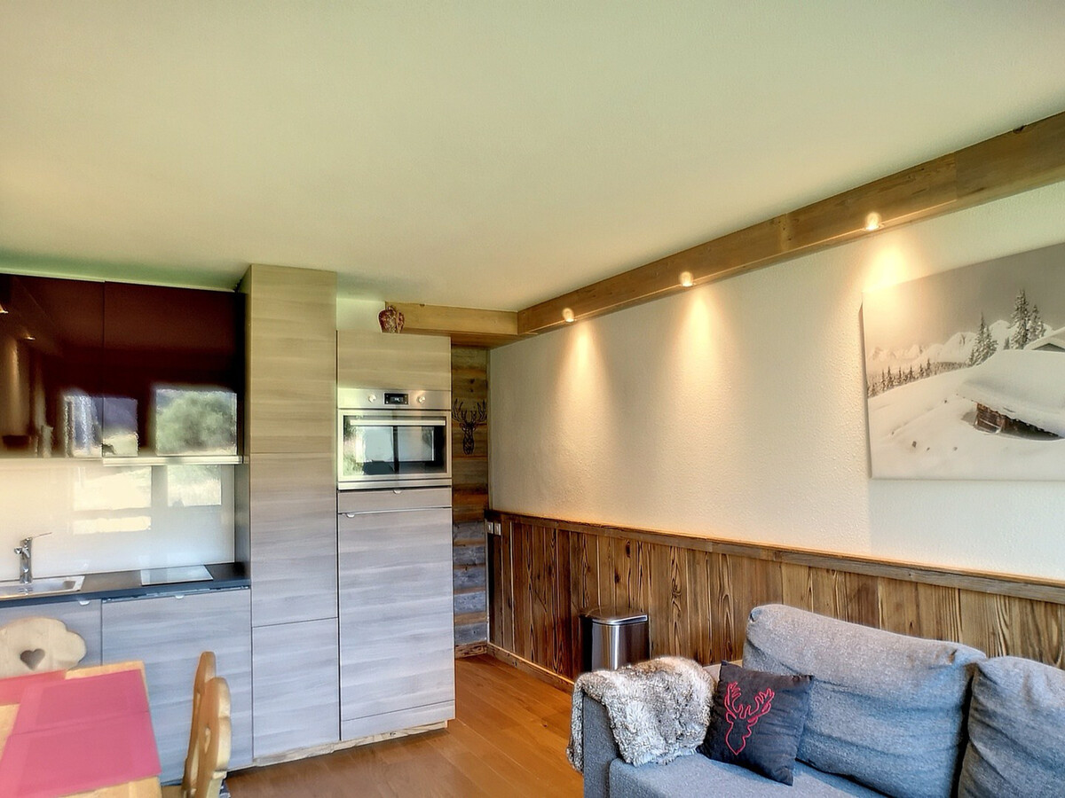Studio cabine 4 pers aux Menuires, balcon sud, garage - Photo 1