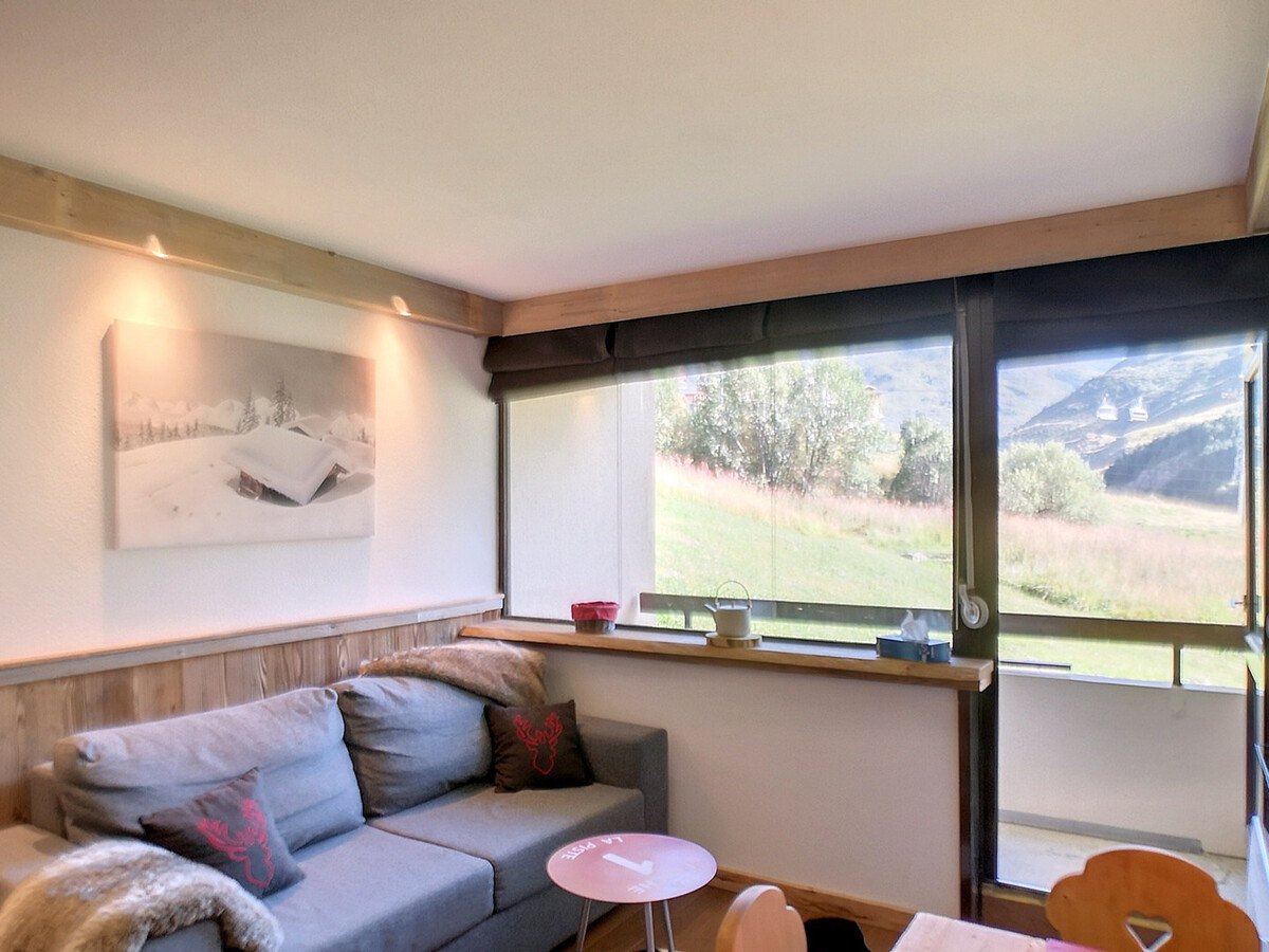 Studio cabine 4 pers aux Menuires, balcon sud, garage - Photo 4