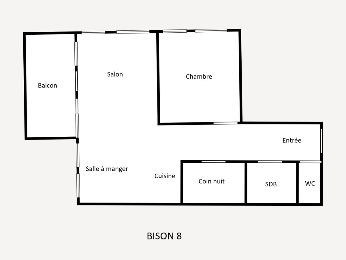 Appartement BISON 8 - 6 pers, balcon sud-ouest, 330 m pistes - Photo 12