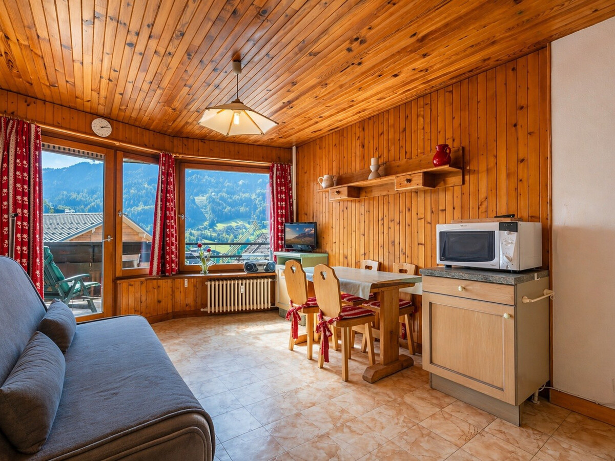 Studio 23 m² plein sud à La Clusaz, balcon montagne - Photo 1