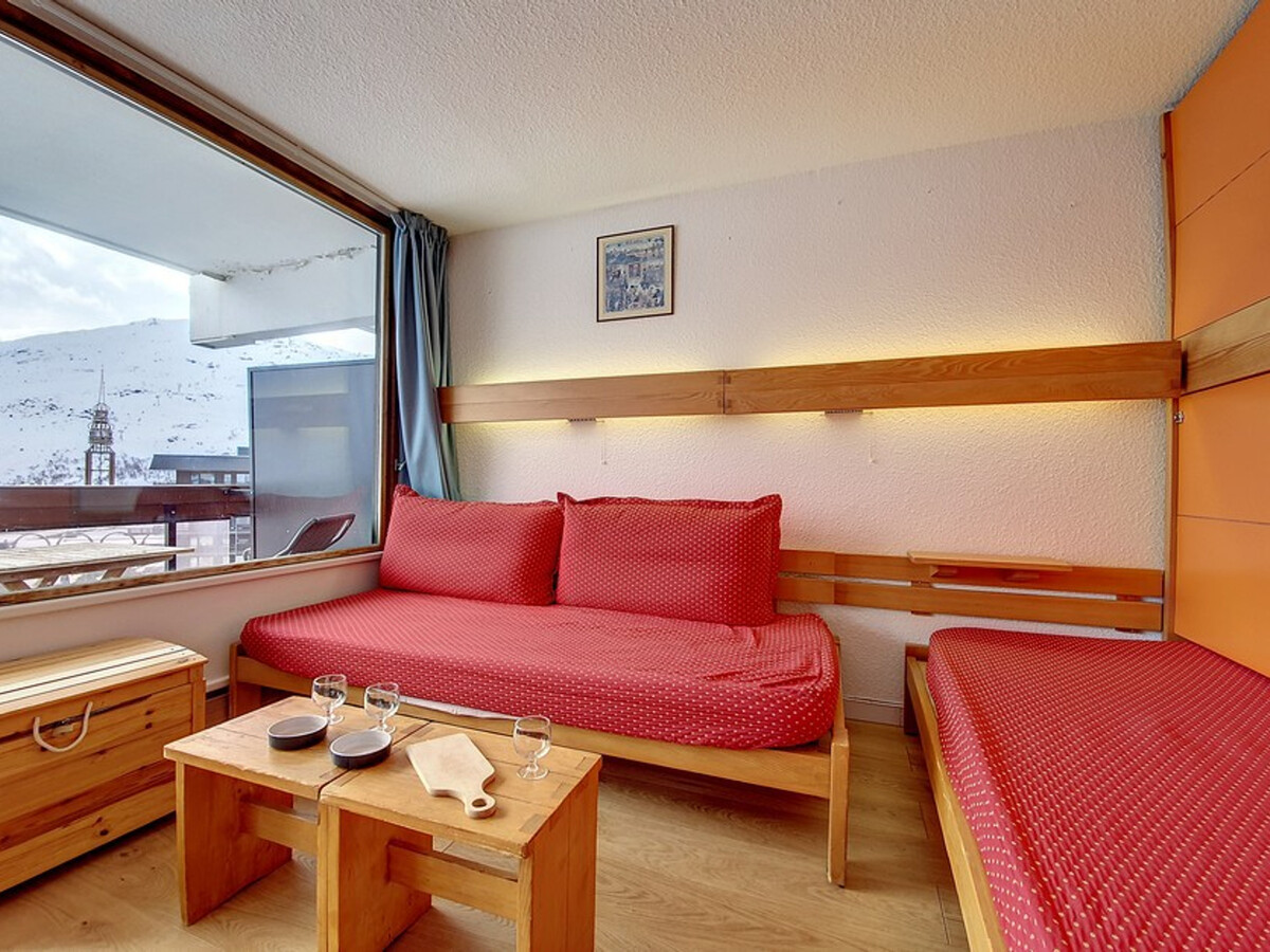 Studio 24m² balcon Sud aux Menuires, 4 personnes - Photo 1