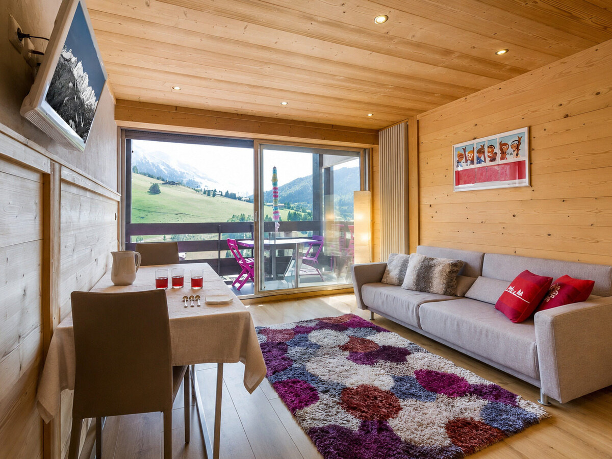 Studio Aiguille Verte, 27 m², vue montagne à La Clusaz - Photo 1