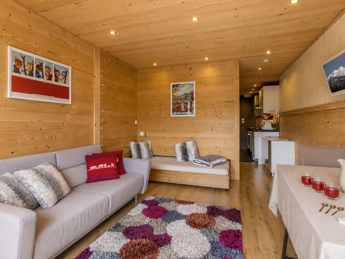 Studio Aiguille Verte, 27 m², vue montagne à La Clusaz - Photo 2
