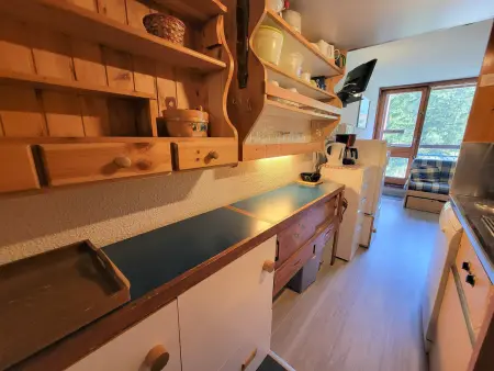 Studio ski aux pieds avec balcon, Les Arcs 1800 : photo 5