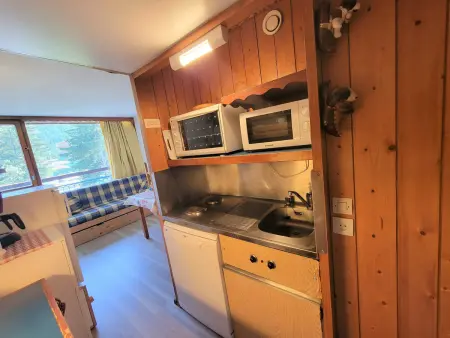 Studio ski aux pieds avec balcon, Les Arcs 1800 : photo 6