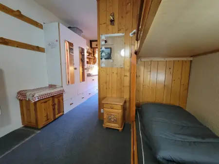 Studio ski aux pieds avec balcon, Les Arcs 1800 : photo 10
