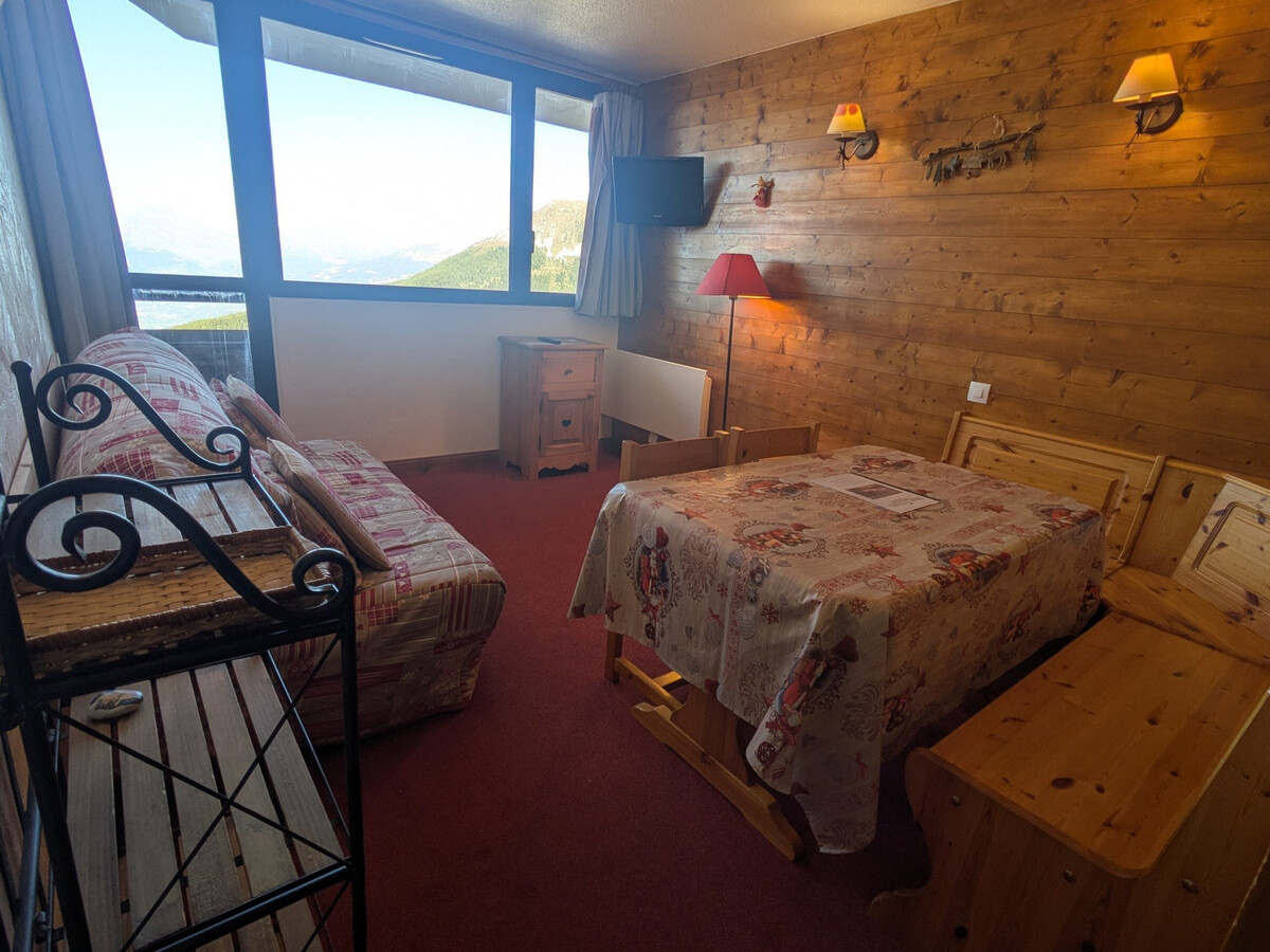 Studio 26m² vue Mont Blanc, skis aux pieds à Plagne Aime - Photo 1