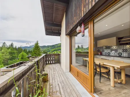 Appartement 3P Les Gets, 150m pistes, 2 balcons : photo 14