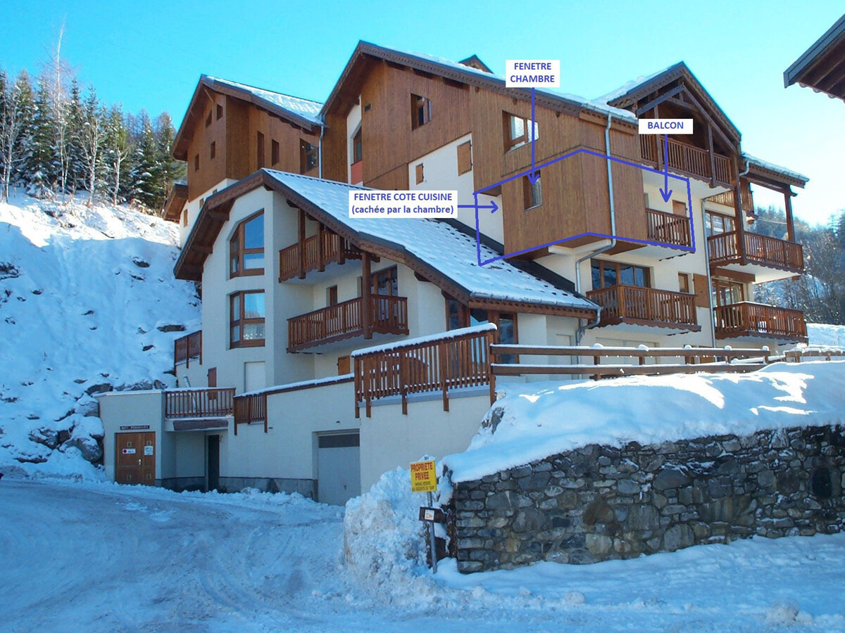 Appartement 4 pers. Valloire : balcon, cuisine équipée - Photo 10