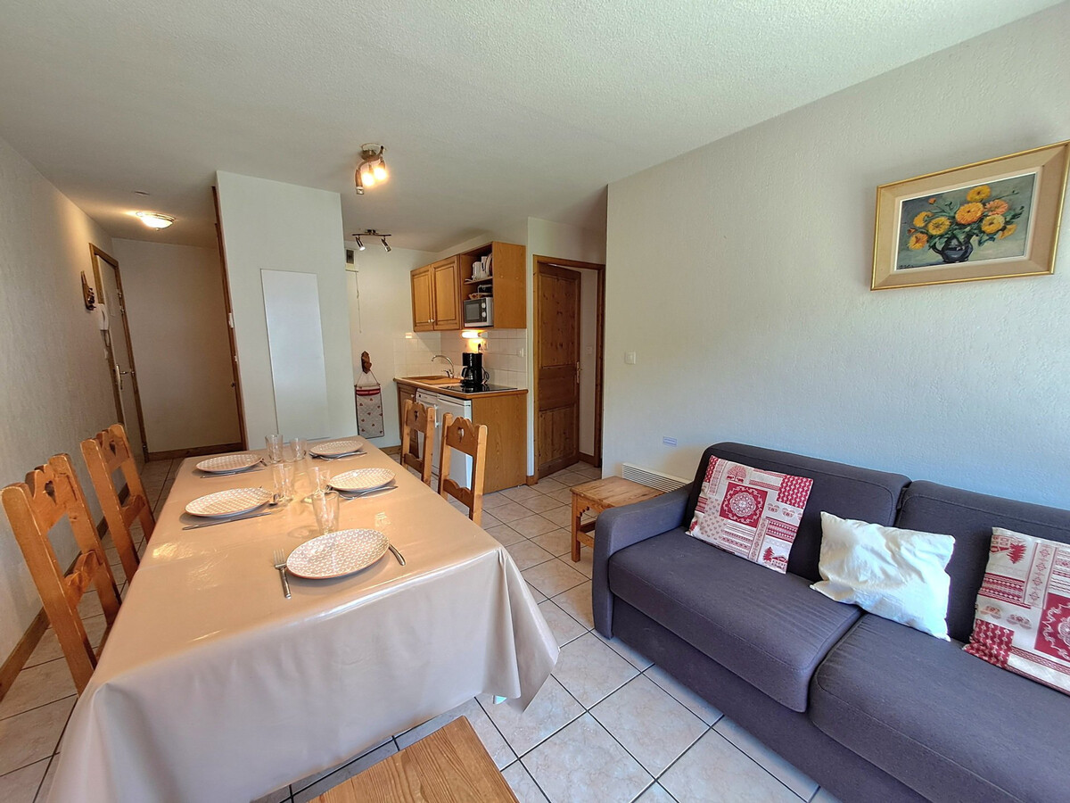 Appartement 2 ch. aux Deux Alpes, vue pistes et balcon sud - Photo 1