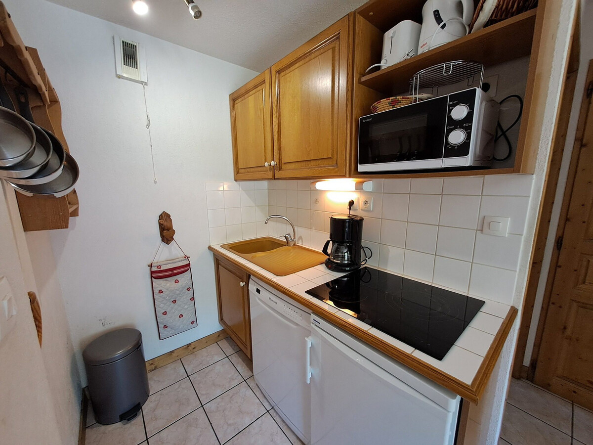 Appartement 2 ch. aux Deux Alpes, vue pistes et balcon sud - Photo 4