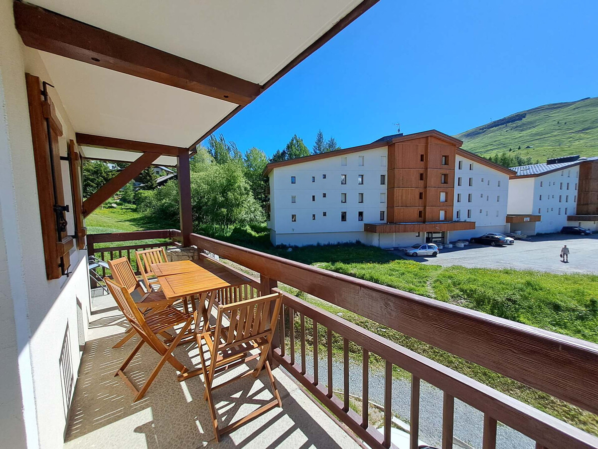 Appartement 2 ch. aux Deux Alpes, vue pistes et balcon sud - Photo 12