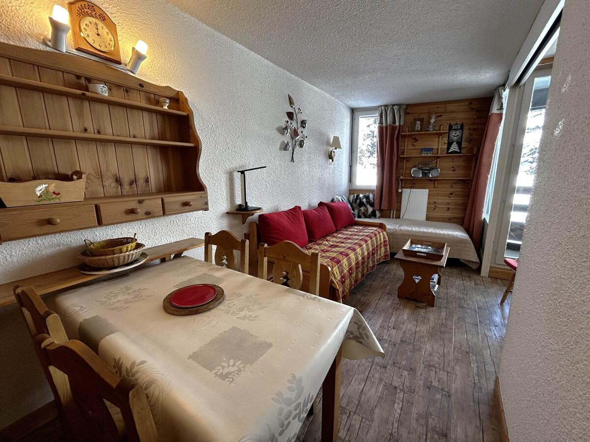 Studio 32m² ski-in/ski-out vue pistes Les Menuires - Photo 3