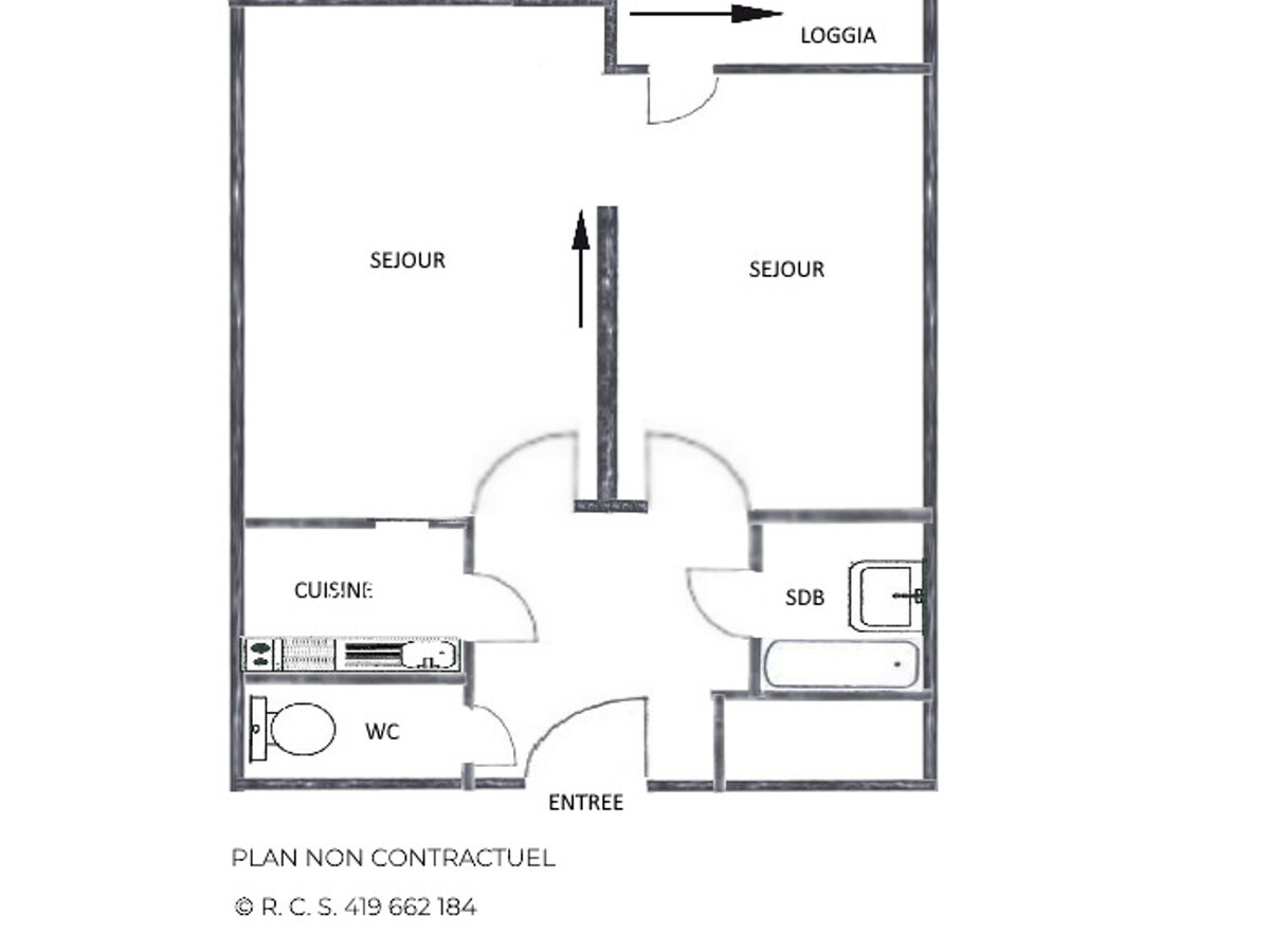 Studio 32m² ski-in/ski-out vue pistes Les Menuires - Photo 8