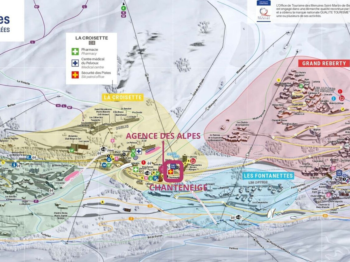 Studio 32m² ski-in/ski-out vue pistes Les Menuires - Photo 12