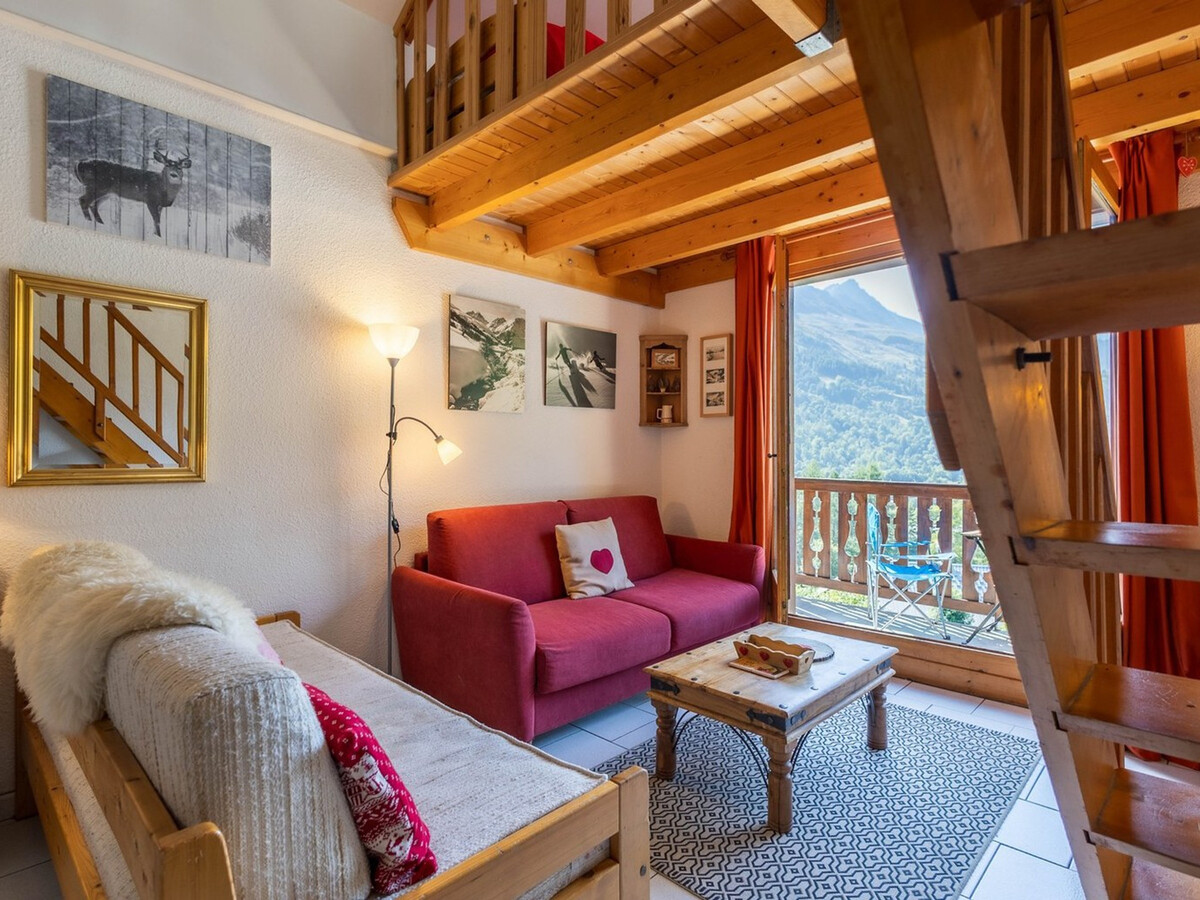 Studio mezzanine 6 pers. à Valloire, balcon Sud - Photo 3
