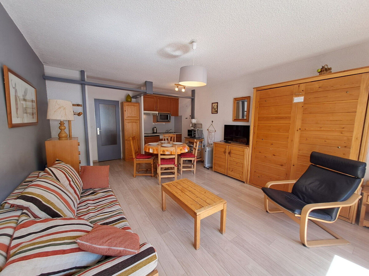 Studio 32m² aux Deux Alpes, balcon vue pistes - Photo 1