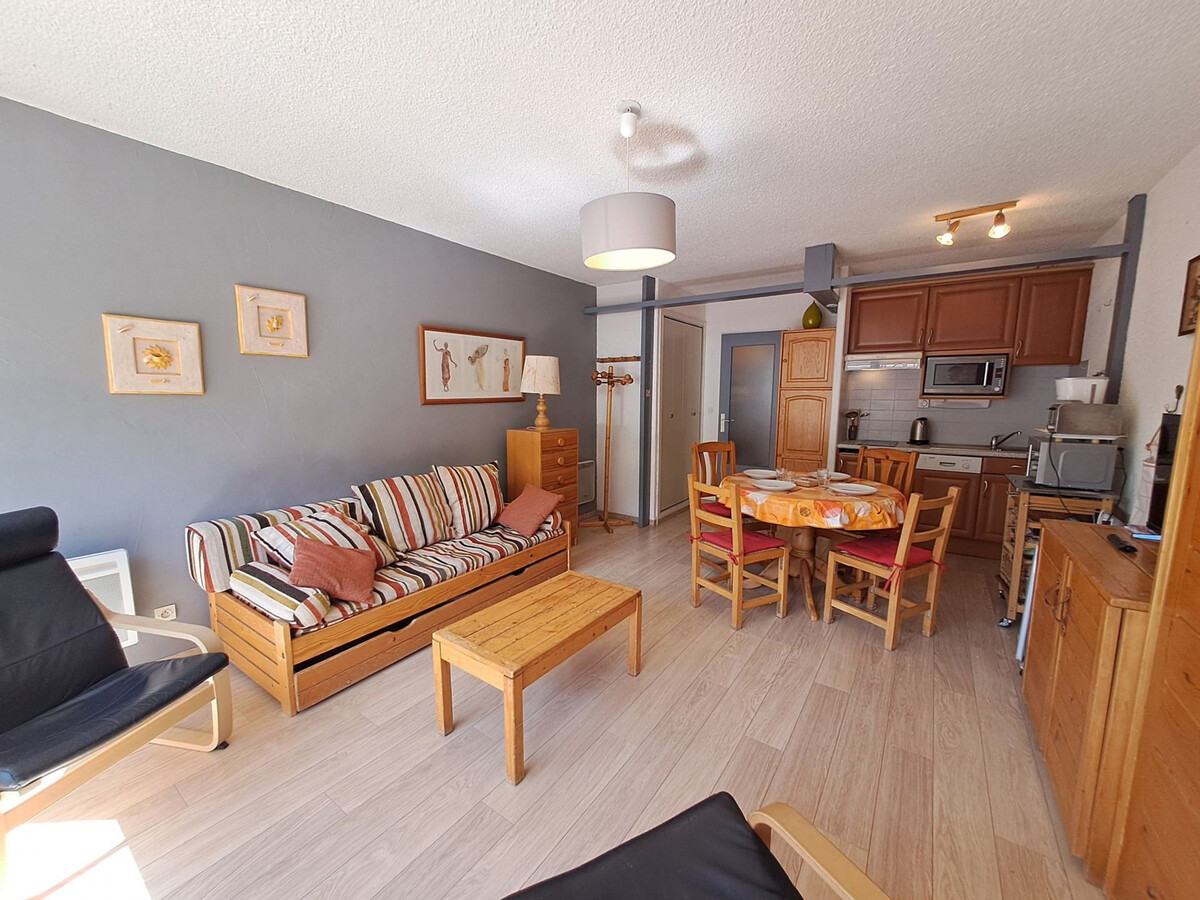 Studio 32m² aux Deux Alpes, balcon vue pistes - Photo 2