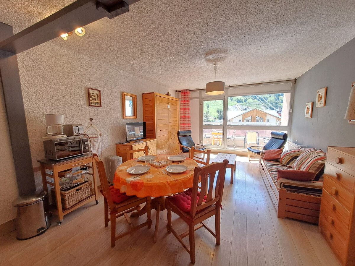 Studio 32m² aux Deux Alpes, balcon vue pistes - Photo 3