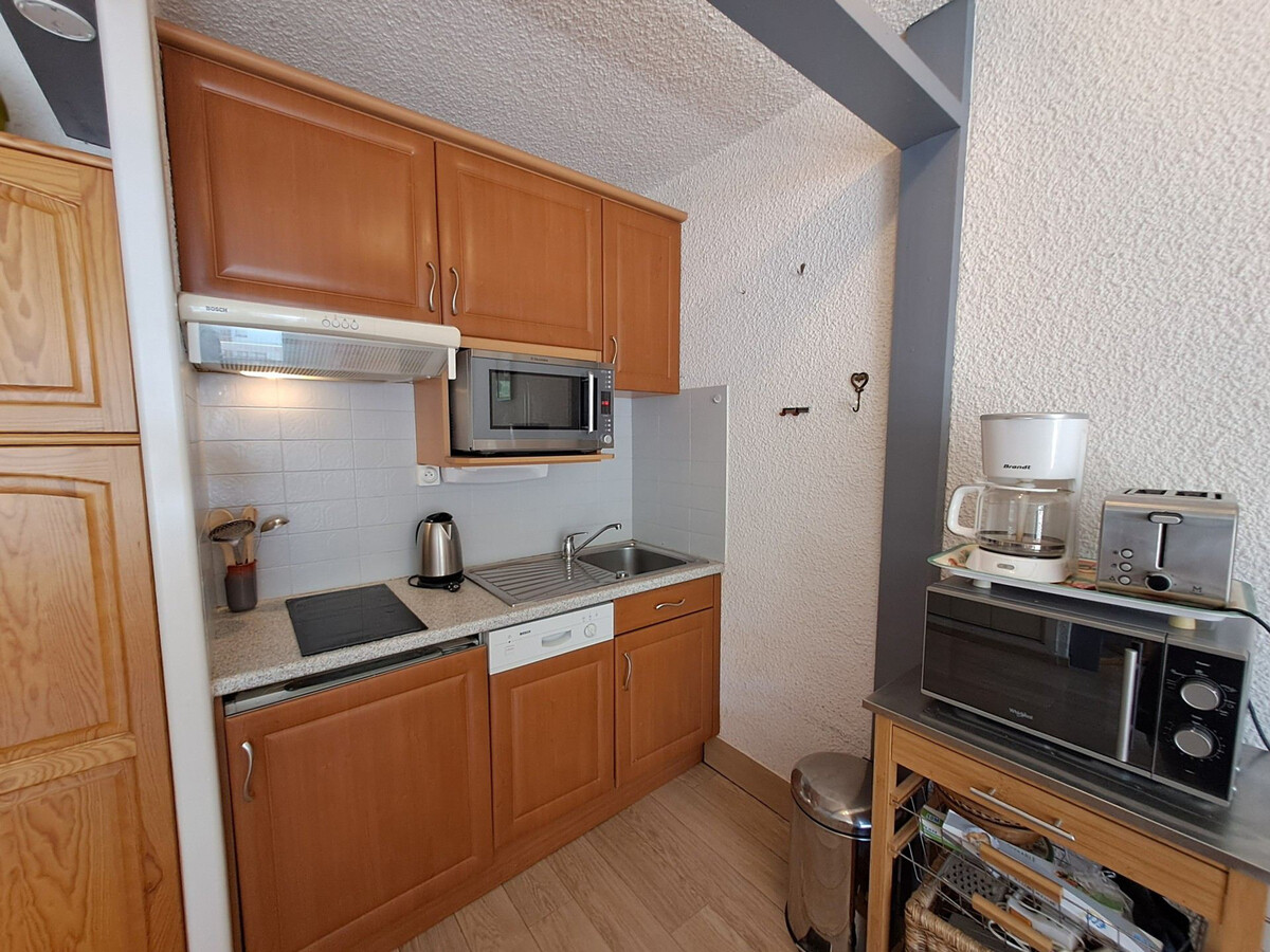 Studio 32m² aux Deux Alpes, balcon vue pistes - Photo 4