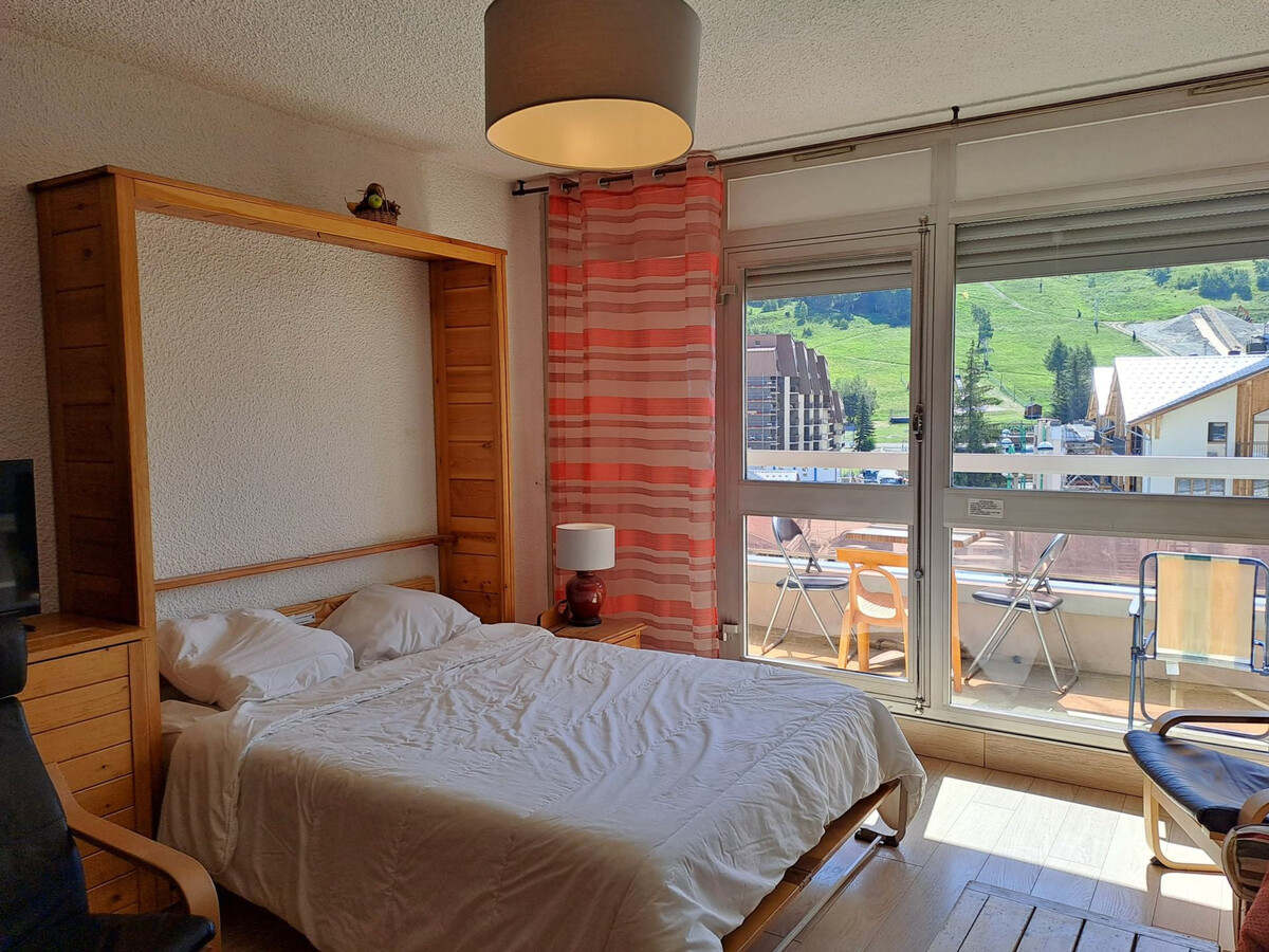 Studio 32m² aux Deux Alpes, balcon vue pistes - Photo 9