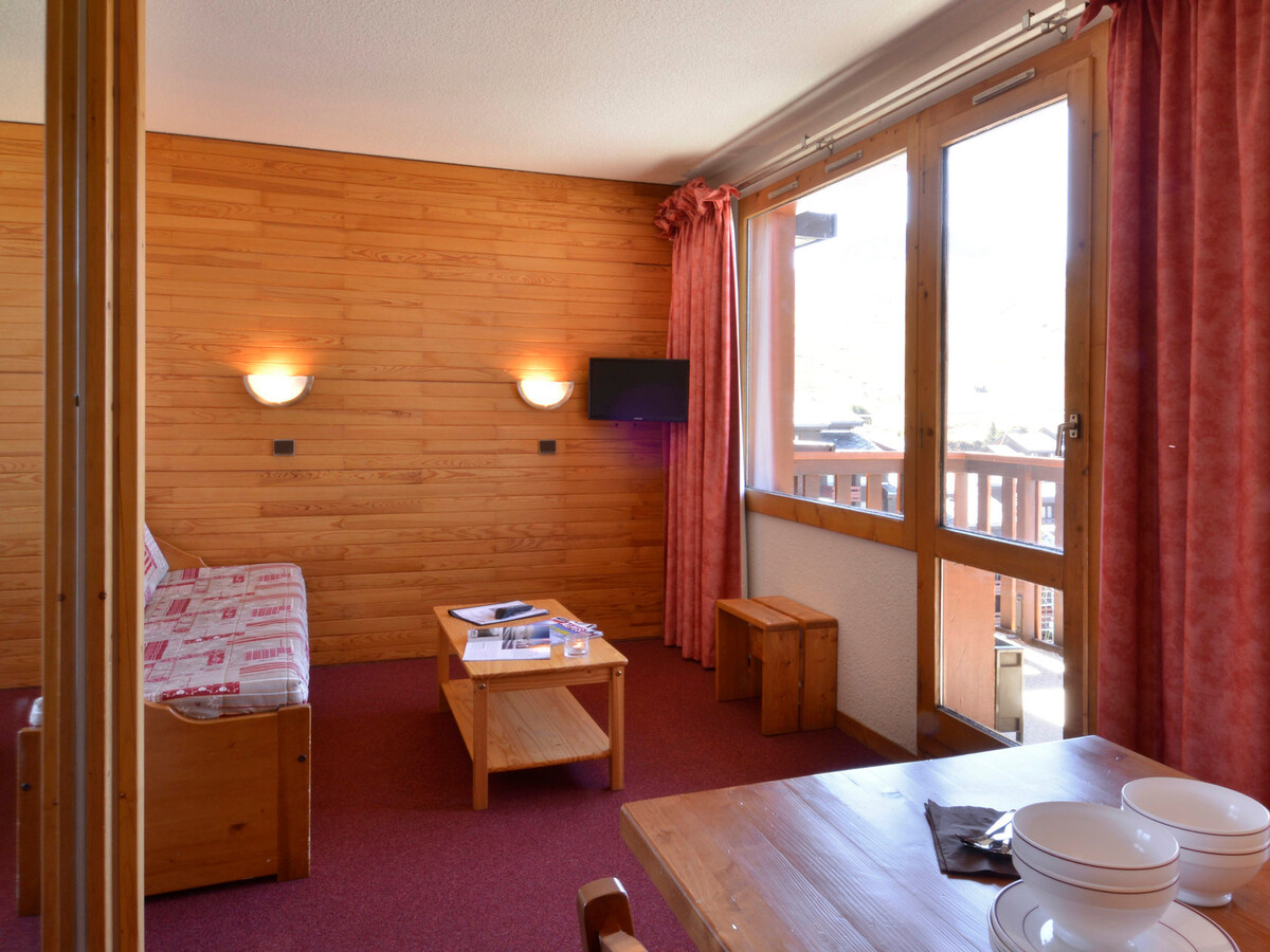 Studio 4 pers, 28m² avec balcon vue pistes - Photo 2