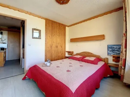 Appartement 2P pour 4 aux Menuires, ski aux pieds et balcon : photo 12