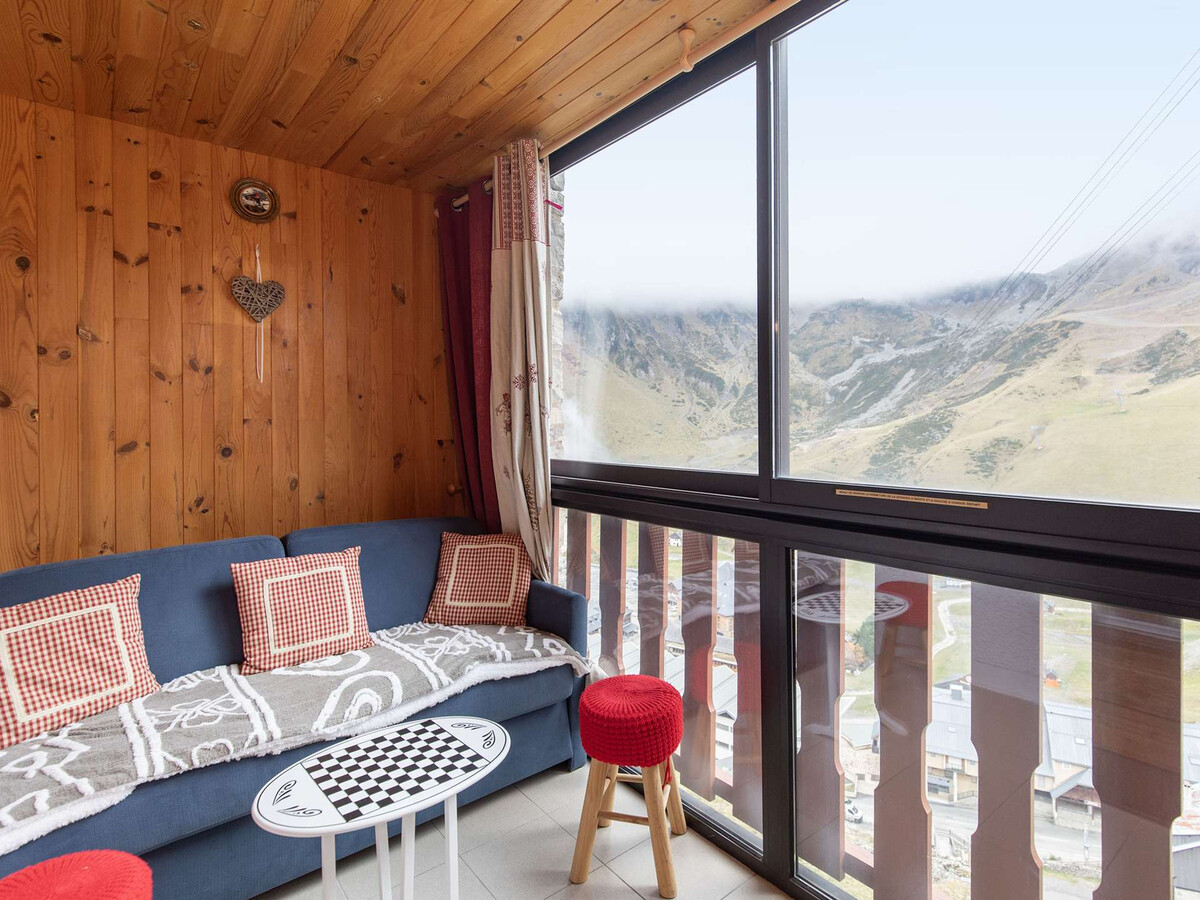 Studio 5 personnes avec loggia sud à La Mongie - Photo 9