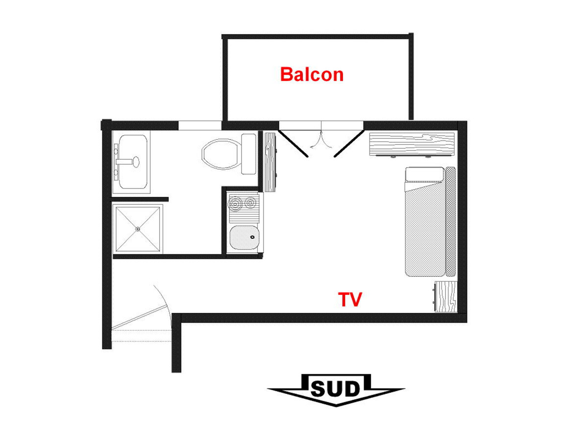 Studio 15 m² près du télésiège Mont Rond, parking inclus - Photo 6