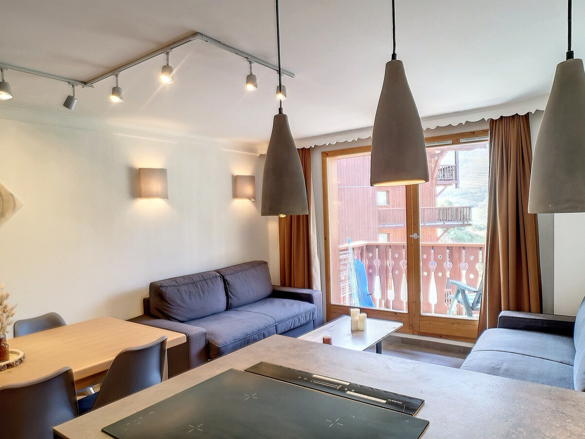 3 pièces 6 pers aux Menuires, ski aux pieds, balcon sud - Photo 4